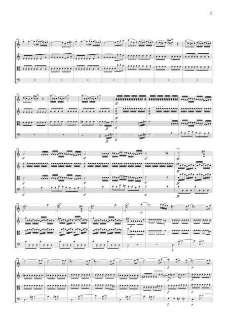 Gluck Ifigenia En Aulide Overture For String Quartet Cg303 Page 2