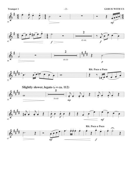 God Is With Us Bb Trumpet 1 Page 2