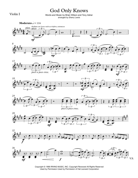 God Only Knows String Duo For String Duo Page 2