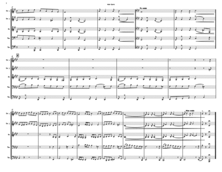 God Rest Ye Merry Gentlemen Christmas Brass Quintet Page 2