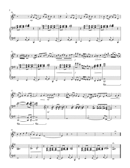 God Rest Ye Merry Gentlemen For Alto Sax Solo With Piano Accompaniment Page 2