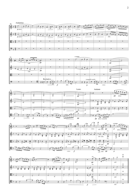 Godard Berceuse De Jocelyn For String Quartet Cg401 Page 2