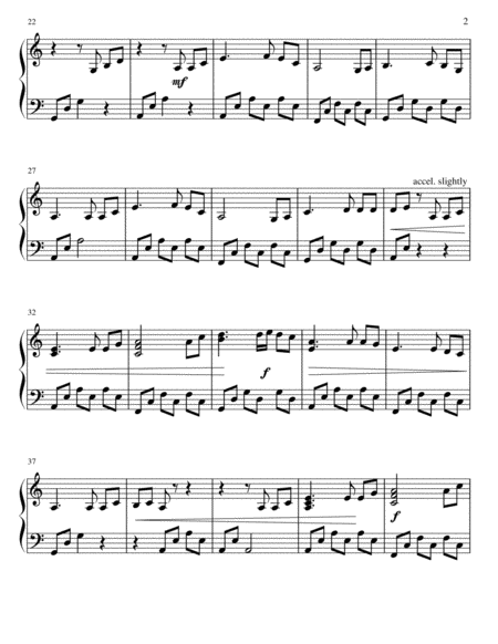 Golden Leaves Of Winter Piano Solo Page 2