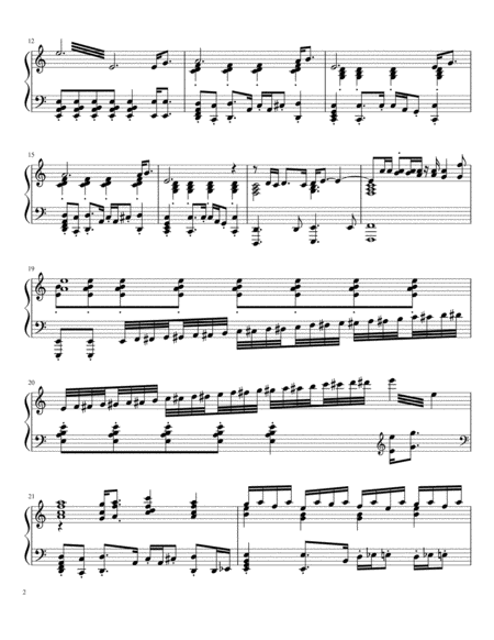 Gonna Fly Now Theme From Rocky For Advanced Piano Solo Page 2