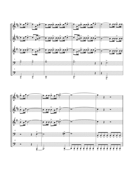 Gonna Fly Now Theme From Rocky For Brass Quintet Page 2
