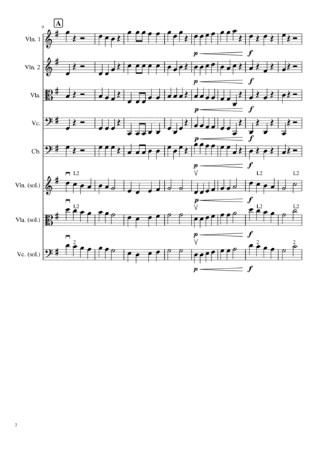 Good King Wenceslas For Beginners And Junior String Ensemble Page 2