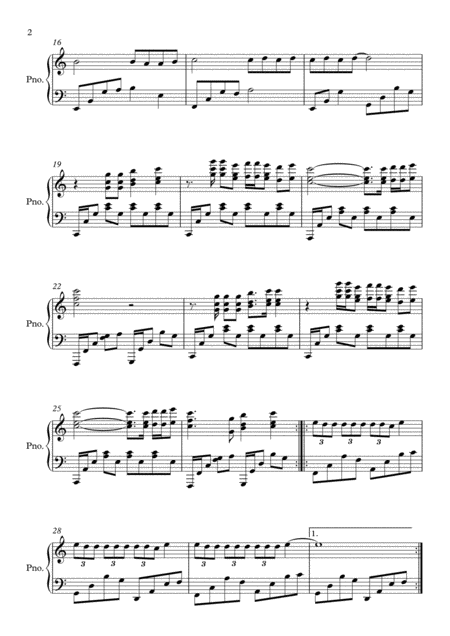 Gorgeous Piano Page 2