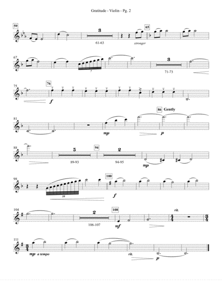 Gratitude Arr Heather Sorenson Violin Page 2