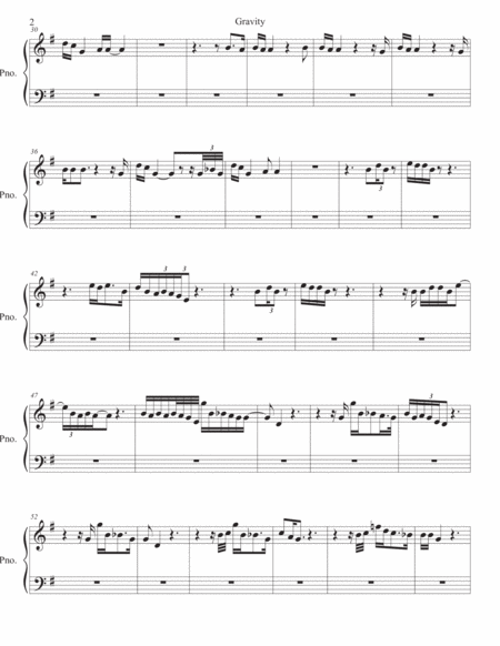 Gravity Piano Original Key Page 2