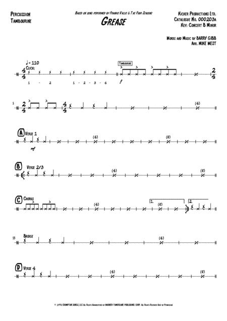 Grease Percussion Page 2