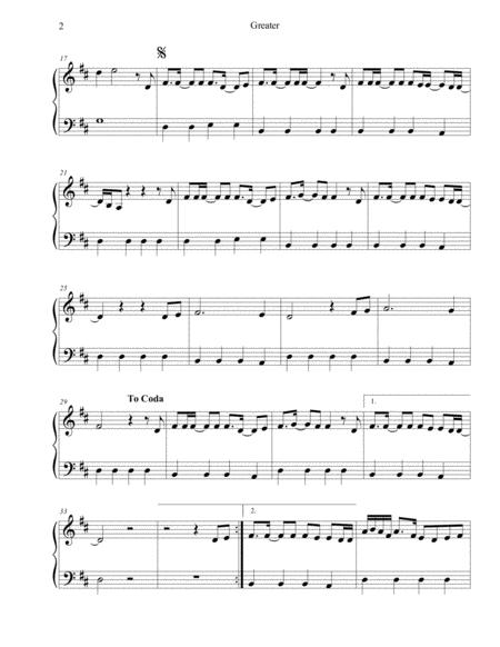 Greater Mercyme Sheet Music Easy Page 2