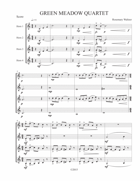 Green Meadow Quartet Page 2