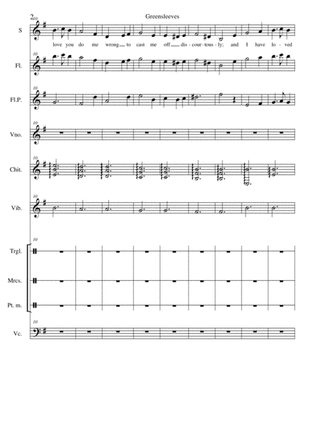 Greenleaves Ensamble And Piano Page 2