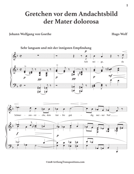 Gretchen Vor Dem Andachtsbild Der Mater Dolorosa D Minor Page 2