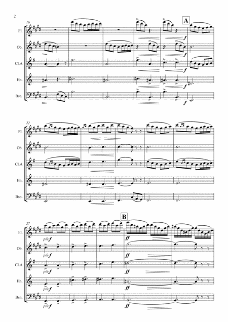 Grieg Peer Gynt Suite No 1 Op 46 Complete Wind Quintet Page 2