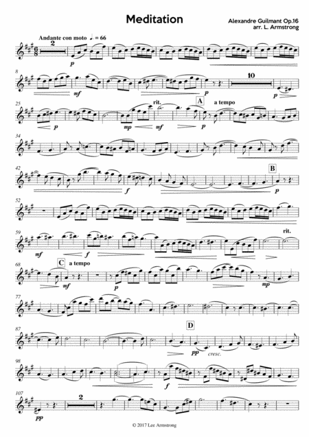 Guilmant Mditation Op 16 For String Orchestra Page 2