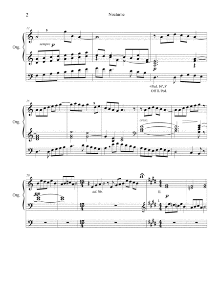 Gustav Holst Nocturne For Organ Page 2