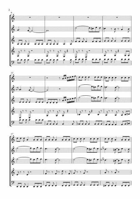 Gusty Garden Galaxy Woodwind Quintet Full Score Page 2