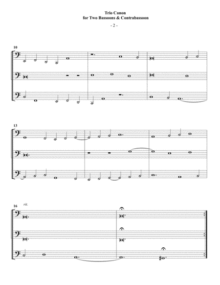 Guthrie Trio Canon For 2 Bassoons Contrabassoon Page 2