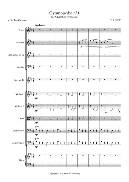 Gymnopedie N 1 Arr For Chamber Orch Page 2