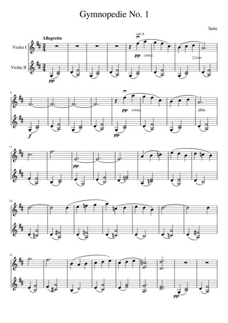 Gymnopedie No 1 Violin Duet Page 2