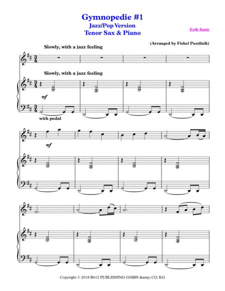 Gymnopedie Nr 1 For Tenor Sax And Piano Video Page 2