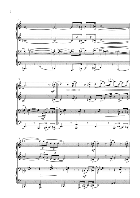 H Mancini Pink Panter Piano 4 Hands Page 2