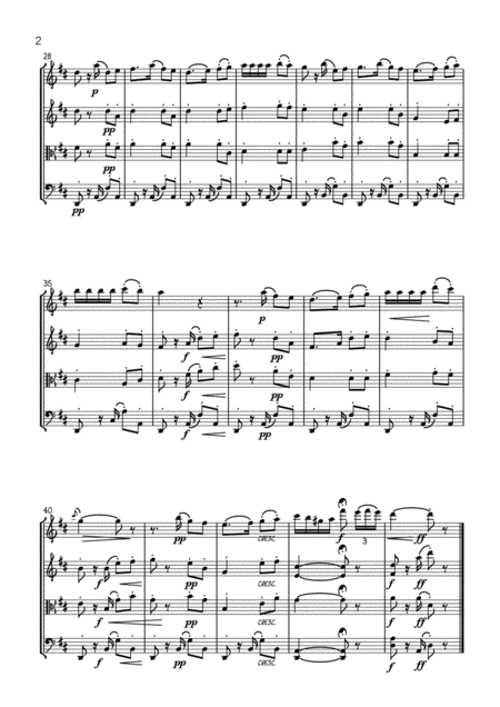 Habaera From Carmen String Quartet Page 2