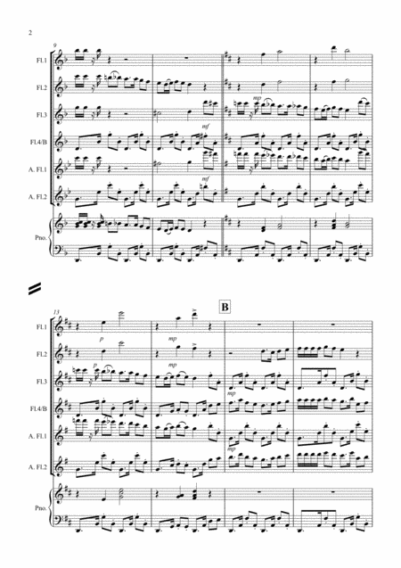 Habanera Fantasia From Carmen For Flute Quartet Page 2