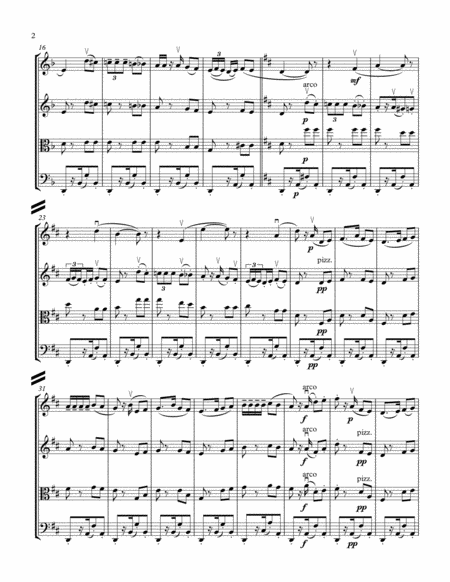 Habanera From Bizets Carmen For String Quartet Score Parts Page 2