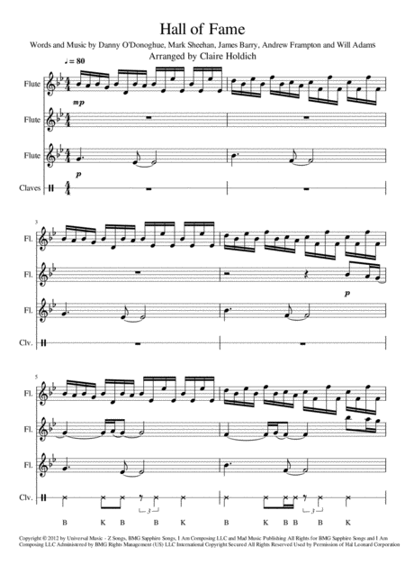 Hall Of Fame Beatbox Flute Trio Page 2