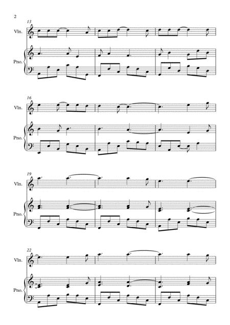 Hallelujah By Leonard Cohen Violin Flute Piano Page 2