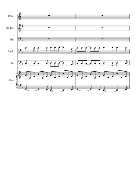 Hallelujah For Brass Choir Page 2