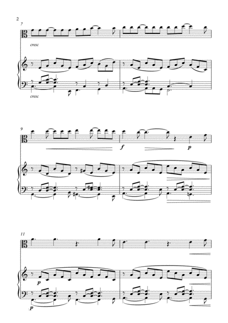 Hallelujah Leonard Cohen Viola Piano Page 2