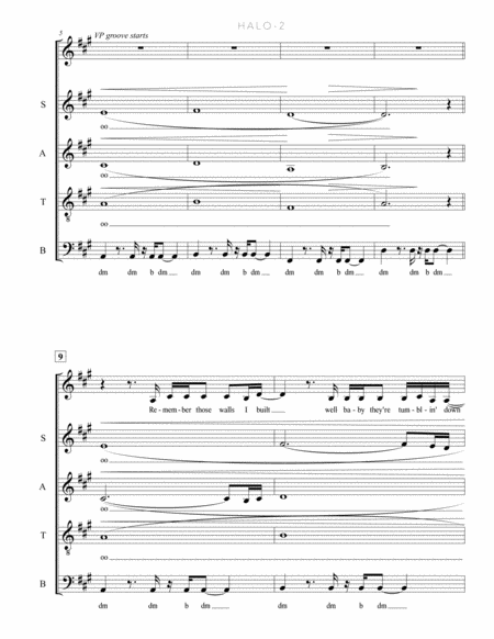 Halo Satb A Cappella Page 2