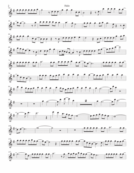 Halo Soprano Saxophone Page 2