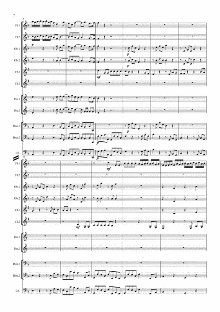 Handel For Unto Us A Child Is Born Messiah Wind Dectet Page 2