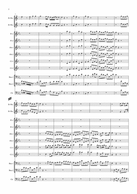 Handel Suite No 2 In D Hwv349 Complete Transposed Into Eb The Water Music Wassermusik Symphonic Wind Ensemble Page 2