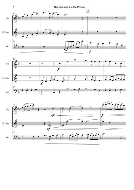 Hans Dampf In Allen Possen Jack Of All Tricks For Flute Cor Anglais And Cello Page 2