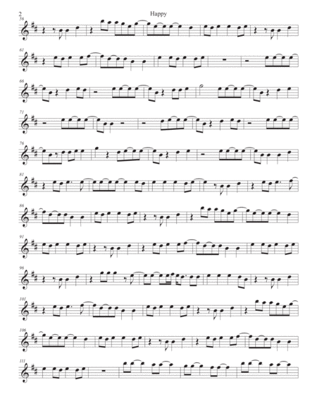 Happy Alto Sax Page 2