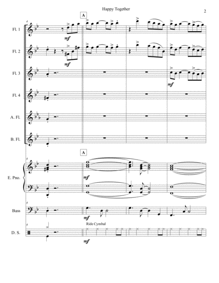 Happy Together Flute Choir Page 2