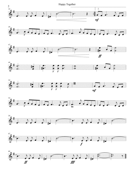 Happy Together String Duet Page 2