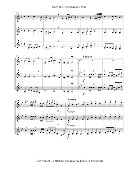 Hark The Herald Angels Sing Trumpet Trio Page 2