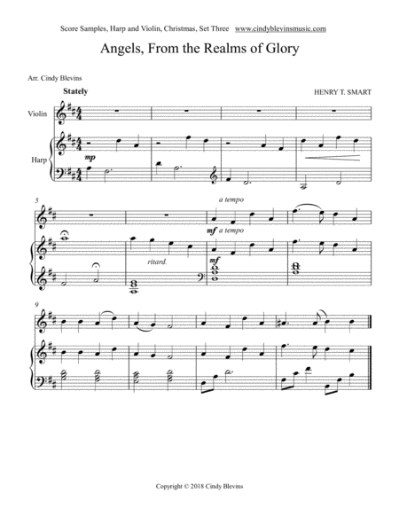 Harp And Violin For Christmas Set Three Page 2