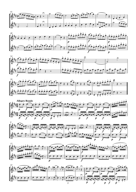 Hartheman Six Duets For Two Flutes Page 2