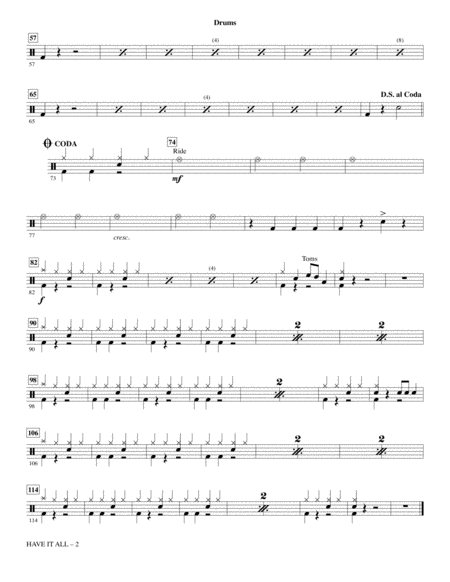 Have It All Arr Roger Emerson Drums Page 2