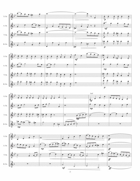 Have Yourself A Merry Little Christmas For Sax Quartet Page 2