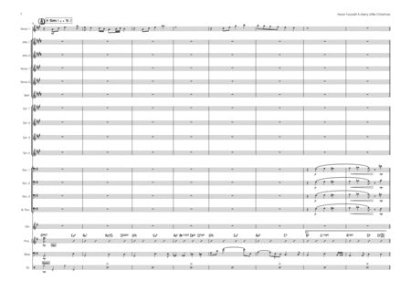 Have Yourself A Merry Little Christmas Saxophone Feature With Big Band Page 2