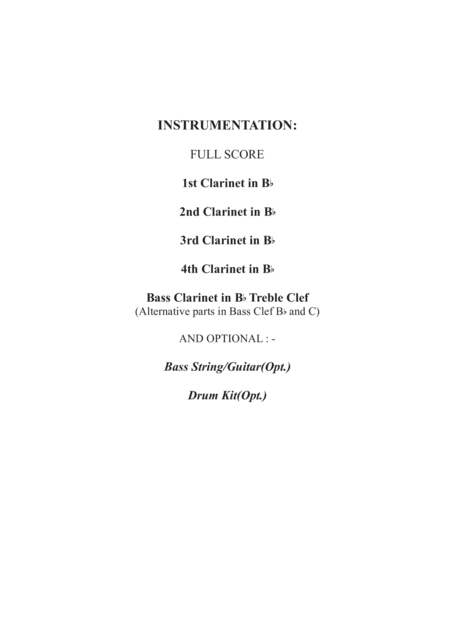 Hawaii Five O Theme For Clarinet Quintet Page 2