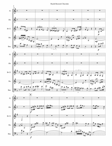 Haydn Bassoon Chaconne Page 2